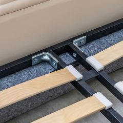 Кровать двойная Оливия 160 + ортопед. основание в Кудымкаре - kudymkar.mebel24.online | фото 15