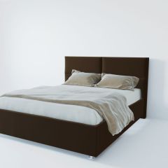 Кровать Корсика с ПМ 1200 (экокожа коричневая) в Кудымкаре - kudymkar.mebel24.online | фото 2