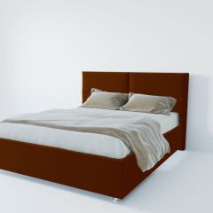 Кровать Корсика с ПМ 1200 (велюр бордо) в Кудымкаре - kudymkar.mebel24.online | фото 2