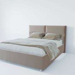 Кровать Корсика с ПМ 1200 (велюр светло-серый) в Кудымкаре - kudymkar.mebel24.online | фото 2