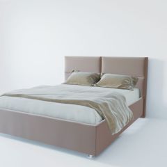 Кровать Корсика с ПМ 1400 (велюр серый) в Кудымкаре - kudymkar.mebel24.online | фото 2