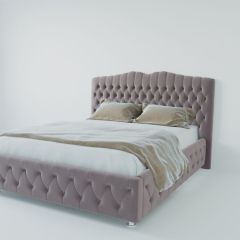 Кровать Нягань с ПМ 800 (велюр темно-серый) в Кудымкаре - kudymkar.mebel24.online | фото 2
