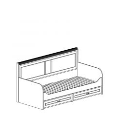 Кровать односпальная с ящиками №250 Белла в Кудымкаре - kudymkar.mebel24.online | фото 2