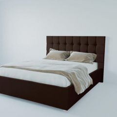 Кровать Венеция без основания 800 (экокожа коричневая) в Кудымкаре - kudymkar.mebel24.online | фото 1