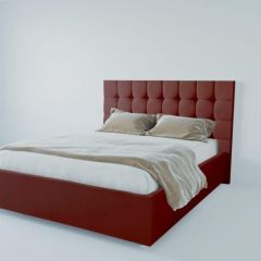 Кровать Венеция без основания 1400 (велюр бордо) в Кудымкаре - kudymkar.mebel24.online | фото