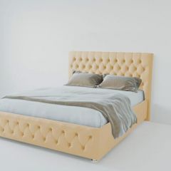 Кровать Версаль 1200 без основания (экокожа бежевый) в Кудымкаре - kudymkar.mebel24.online | фото