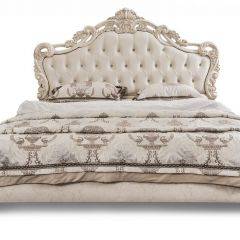 Кровать с мягким изголовьем Патрисия (1600) крем в Кудымкаре - kudymkar.mebel24.online | фото 3