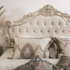 Кровать с мягким изголовьем Патрисия (1600) крем в Кудымкаре - kudymkar.mebel24.online | фото 4