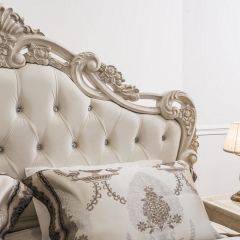 Кровать с мягким изголовьем Патрисия (1600) крем в Кудымкаре - kudymkar.mebel24.online | фото 5