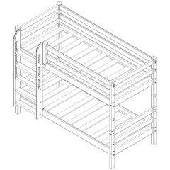 Кровать Сонечка 2-х ярусная (модульная) в Кудымкаре - kudymkar.mebel24.online | фото 6