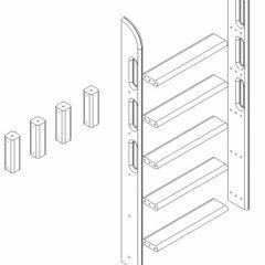 Кровать Сонечка 2-х ярусная (модульная) в Кудымкаре - kudymkar.mebel24.online | фото 12