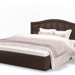 Кровать Стелла 1200 + Основание (Лесмо brown) коричневый в Кудымкаре - kudymkar.mebel24.online | фото 1