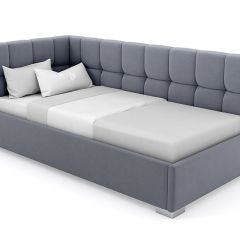 Кровать угловая Мия интерьерная +основание (80х200) в Кудымкаре - kudymkar.mebel24.online | фото 8