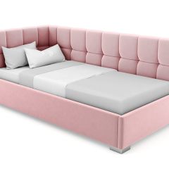 Кровать угловая Мия интерьерная +основание (80х200) в Кудымкаре - kudymkar.mebel24.online | фото 10