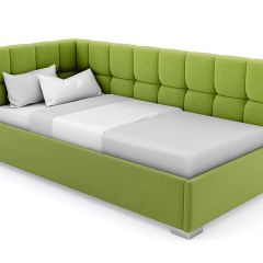 Кровать угловая Мия интерьерная +основание (80х200) в Кудымкаре - kudymkar.mebel24.online | фото 19