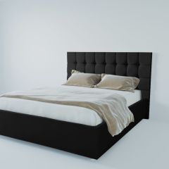 Кровать Венеция с ПМ 1200 (экокожа кольт ч) в Кудымкаре - kudymkar.mebel24.online | фото 2