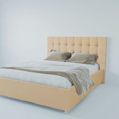 Кровать Венеция с ПМ 1600 (экокожа бежевая) в Кудымкаре - kudymkar.mebel24.online | фото 2