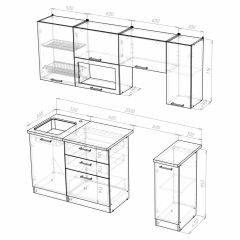 Кухонный гарнитур Инна ультра 2000 в Кудымкаре - kudymkar.mebel24.online | фото 4