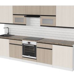 Кухонный гарнитур Кварц экстра 3000 мм в Кудымкаре - kudymkar.mebel24.online | фото 4