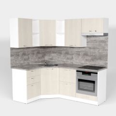 Кухонный гарнитур Лариса оптима 4 1400х2000 мм в Кудымкаре - kudymkar.mebel24.online | фото 3