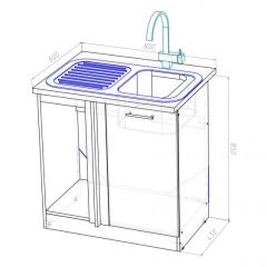 Кухонный гарнитур Надежда прайм 5 2300х1500 мм в Кудымкаре - kudymkar.mebel24.online | фото 20