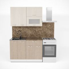Кухонный гарнитур Ольга лайт 2 1200 мм в Кудымкаре - kudymkar.mebel24.online | фото 3