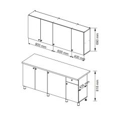 Кухонный гарнитур POINT 180 в Кудымкаре - kudymkar.mebel24.online | фото 11