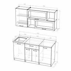 Кухонный гарнитур Полина стандарт 1600 в Кудымкаре - kudymkar.mebel24.online | фото 7