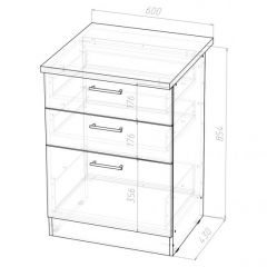 Кухонный гарнитур Сиена лайт 1200 мм в Кудымкаре - kudymkar.mebel24.online | фото 14