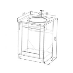 Кухонный гарнитур Сиена лайт 1200 мм в Кудымкаре - kudymkar.mebel24.online | фото 15