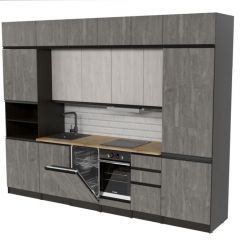 Кухонный гарнитур Симфония люкс 3000 мм в Кудымкаре - kudymkar.mebel24.online | фото 3