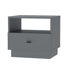 Квадро Т-2 Тумба прикроватная (ЛДСП графит) в Кудымкаре - kudymkar.mebel24.online | фото