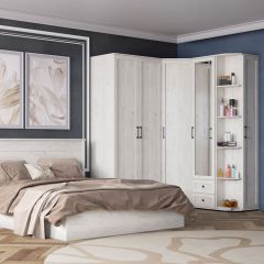 Модульная спальня София (Дуб крафт белый) в Кудымкаре - kudymkar.mebel24.online | фото