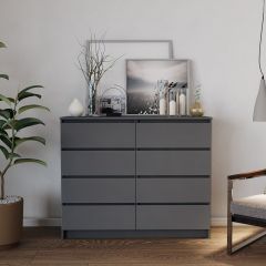 МОРИ МК 1200.8 Комод (графит) в Кудымкаре - kudymkar.mebel24.online | фото
