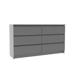 МОРИ МК 1380.6 Комод (графит) в Кудымкаре - kudymkar.mebel24.online | фото 2