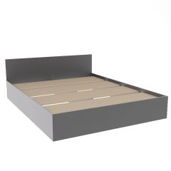 МОРИ КРМ 1600.1/1 Кровать (настил) графит в Кудымкаре - kudymkar.mebel24.online | фото 2