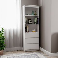 МОРИ МСТ 600.3 Стеллаж (белый) в Кудымкаре - kudymkar.mebel24.online | фото
