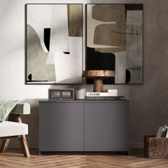 МОРИ МА 900.1 Антресоль/Тумба (графит) в Кудымкаре - kudymkar.mebel24.online | фото