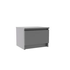 МОРИ ТПМ 400.1 Тумба прикроватная (графит) в Кудымкаре - kudymkar.mebel24.online | фото 2
