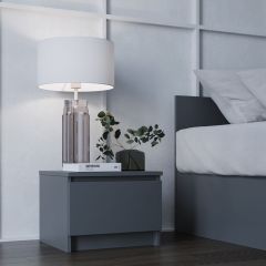 МОРИ ТПМ 400.1 Тумба прикроватная (графит) в Кудымкаре - kudymkar.mebel24.online | фото