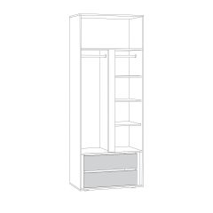 Муссон спальня (модульная) в Кудымкаре - kudymkar.mebel24.online | фото 10