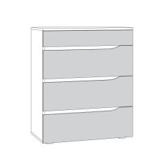 Муссон спальня (модульная) в Кудымкаре - kudymkar.mebel24.online | фото 17