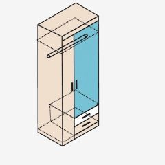 НИКА Н10з Шкаф для одежды в Кудымкаре - kudymkar.mebel24.online | фото 4