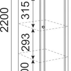 Пенал М04 Беатрис (дуб млечный) в Кудымкаре - kudymkar.mebel24.online | фото 2