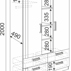 Подростковая Волкер (модульная) в Кудымкаре - kudymkar.mebel24.online | фото 11