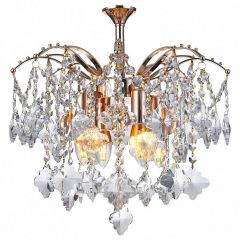 Подвесная люстра Natali Kovaltseva Morgana MORGANA 81426/4C GOLD в Кудымкаре - kudymkar.mebel24.online | фото