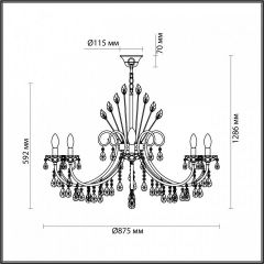 Подвесная люстра Odeon Light Versia 4977/10 в Кудымкаре - kudymkar.mebel24.online | фото 5