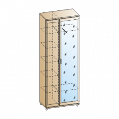 Прихожая Мелисса композиция 1 (Акация Молдау) в Кудымкаре - kudymkar.mebel24.online | фото 2