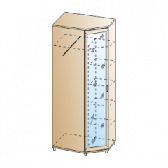 Прихожая Мелисса композиция 10 (Ясень Асахи) в Кудымкаре - kudymkar.mebel24.online | фото 6