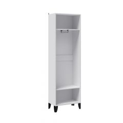 Прихожая Витра Шкаф платяной (Белый/Ателье светлое) в Кудымкаре - kudymkar.mebel24.online | фото 2